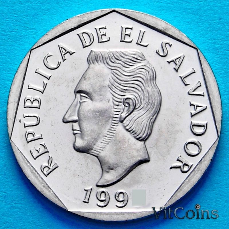 Монета Сальвадор 10 сентаво 1993 год. Монета Сальвадор 10 сентаво 1993 год.