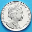 Монета Южная Георгия и Южные Сэндвичевы Острова 2 фунта 2015 год. 30 лет гербу.