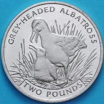 Южная Георгия и Южные Сэндвичевы Острова 2 фунта 2006 год. Сероголовый альбатрос.