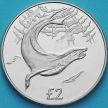 Монета Южной Георгии и Южных Сэндвичевых Островов 2 фунта 2018 год. Морской леопард.