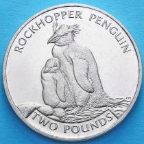 Южная Георгия и Южные Сэндвичевы Острова 2 фунта 2006 год. Пингвины