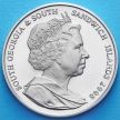 Монета Южной Георгии и Южных Сэндвичевых Островов 2 фунта 2008 год. 90 лет авиации