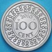 Монета Суринам 100 центов 2010 год. BU