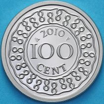 Суринам 100 центов 2010 год. BU