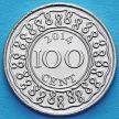 Монета Суринама 100 центов 2014 год.