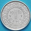 Монета Суринам 1 цент 1982 год.