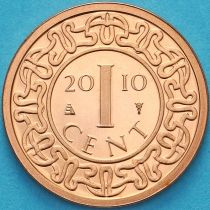 Суринам 1 цент 2010 год. BU