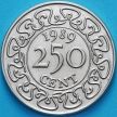 Монета Суринам 250 центов 1989 год.