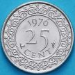 Монета Суринам 25 центов 1976 год.