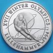Монета Тёркс и Кайкос 5 крон 1993 год. Горнолыжный спорт
