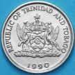 Монета Тринидад и Тобаго 10 центов 1990 год.