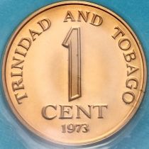 Тринидад и Тобаго 1 цент 1973 год. Proof