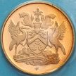 Монета Тринидад и Тобаго 1 цент 1973 год. Proof