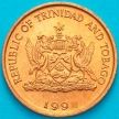 Монета Тринидад и Тобаго 5 центов 1992 год.