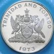 Монета Тринидад и Тобаго 50 центов 1973 год. Proof
