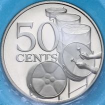 Тринидад и Тобаго 50 центов 1973 год. Proof
