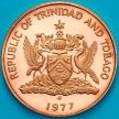 Монета Тринидад и Тобаго 5 центов 1977 год. Proof