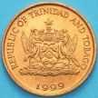 Монета Тринидад и Тобаго 1 цент 1999 год.