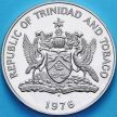 Монета Тринидад и Тобаго 1 доллар 1976 год. Рыжехвостая чачалака. Proof