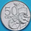 Монета Тринидад и Тобаго 50 центов 2003 год.