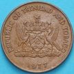 Монета Тринидад и Тобаго 5 центов 1977 год.