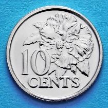 Тринидад и Тобаго 10 центов 2014 год. 