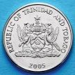 Монета Тринидада и Тобаго 25 центов 1998-2012 год.