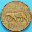 Монета Уругвай 10 сентесимо 1930 год. 100 лет Конституции