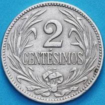 Уругвай 2 сентесимо 1924 год.