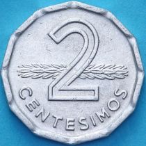 Уругвай 2 сентесимо 1978 год.