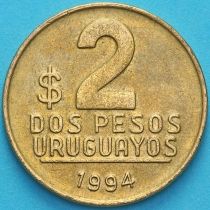 Уругвай 2 песо 1998 год. 