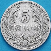 Уругвай 5 сентесимо 1936 год. Монетный двор Вены.