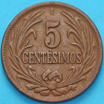 Уругвай 5 сентесимо 1947 год.