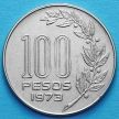 Монета Уругвай 100 песо 1973 год.