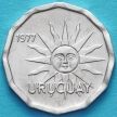 Монета Уругвай 1 сентесимо 1977 год.