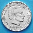 Монета Уругвая 20 сентесимо 1954 год. Серебро.