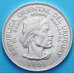 Монета Уругвая 10 песо 1961 год. Серебро.