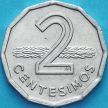 Монета Уругвай 2 сентесимо 1977 год.
