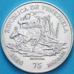 Монета Венесуэла 75 боливар 1980 год. Антонио Хосе де Сукре. Серебро