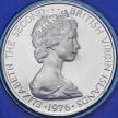 Монета Британские Виргинские острова 5 центов 1976 год. Proof