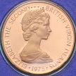 Монета Британские Виргинские острова 1 цент 1975 год. Proof