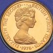 Монета Британские Виргинские острова 1 цент 1976 год. Proof