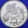 Монета Британские Виргинские острова 25 центов 1973 год. Proof
