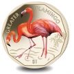 Монета Британские Виргинские острова 1 доллар 2019 год. Большой фламинго