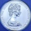 Монета Британские Виргинские острова 1 доллар 1980 год. Медь-никель. BU