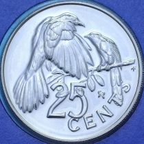 Британские Виргинские острова 25 центов 1980 год. BU
