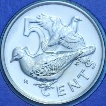 Британские Виргинские острова 5 центов 1980 год. BU