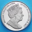 Монета Британских Виргинских островов 1 доллар 2017 год. Колибри.