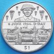 Монета Британских Виргинских островов 1 доллар 2004 год. День D. Десантник
