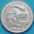 Монета Британские Виргинские острова 1 доллар 2019 год. Серфинг.